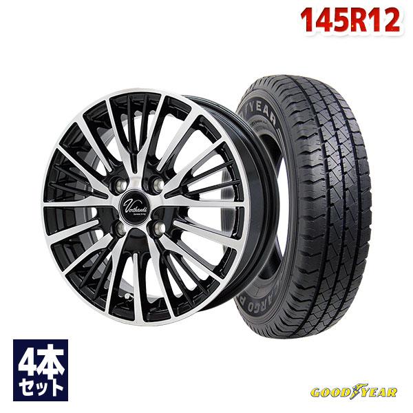 グッドイヤー（GOODYEAR） 145R12 サマータイヤ ホイールセット 