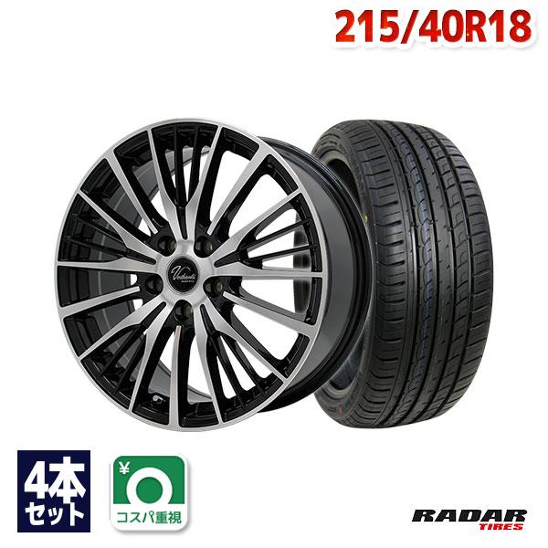 RADAR 215/40R18 サマータイヤ ホイールセット Radar Dimax R8+