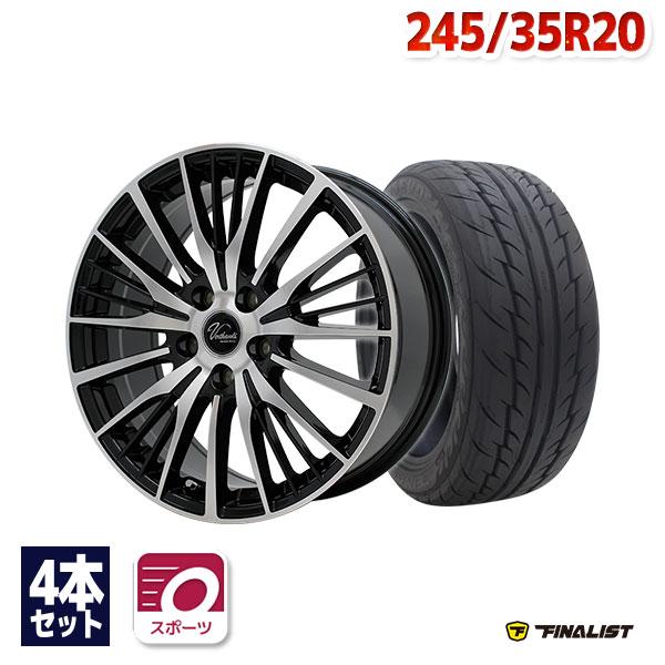 245/35R20 サマータイヤ ホイールセット FINALIST 595 EVO 送料無料 4 
