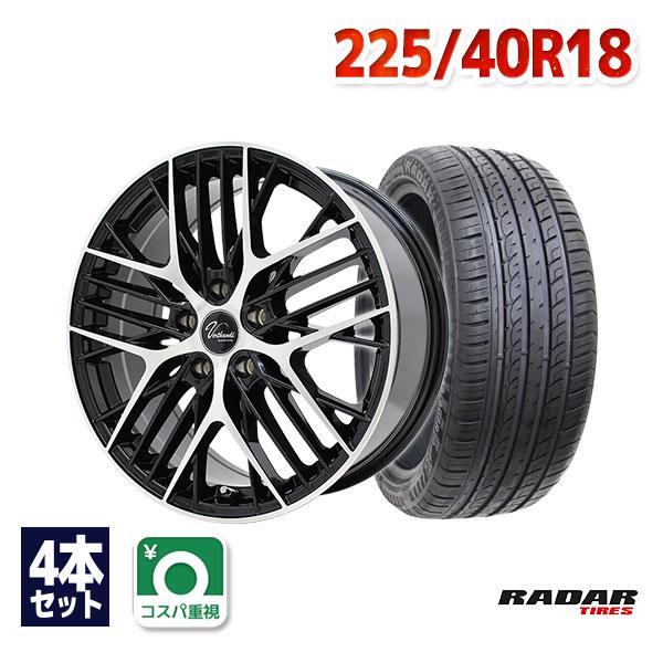 RADAR（レーダー） 225/40R18 サマータイヤ ホイールセット Radar