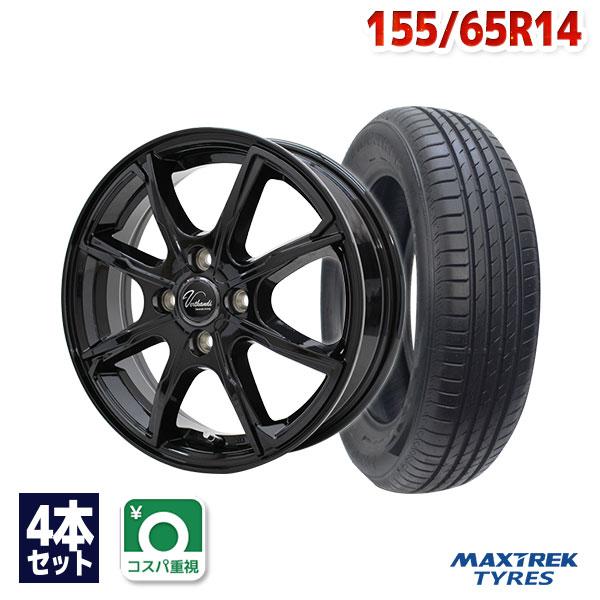MAXTREK 155/65R14 サマータイヤ ホイールセット MAXIMUS M2