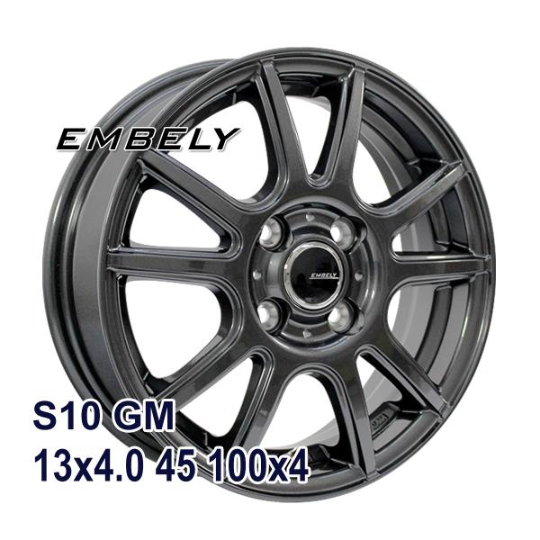 EMBELY 13x4.0 13 インチ ホイール 4 個セット autoway_wh08930