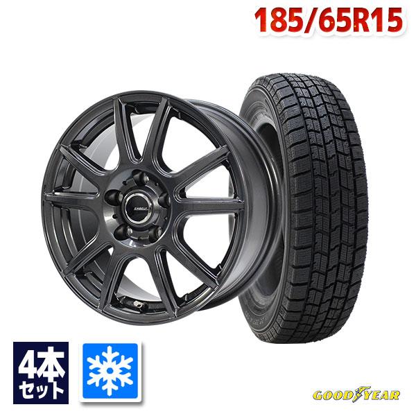 【訳あり】グッドイヤー スタッドレス 185/65R15 4本 21年製 グッドイヤー 185/65R15 スタッドレスタイヤホイール4本セット