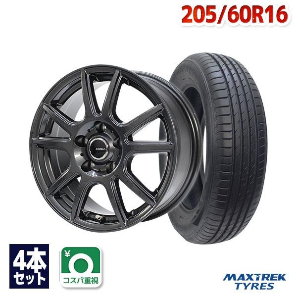 205/60R16 サマータイヤ ホイールセット MAXTREK MAXIMUS M2 送料無料 