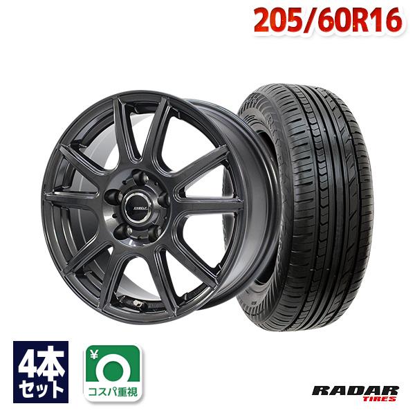 RADAR（レーダー） 205/60R16 サマータイヤ ホイールセット Radar
