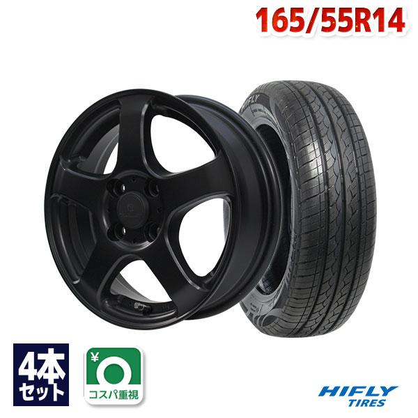 165/55R14 サマータイヤ ホイールセット HIFLY HF201 送料無料 4本