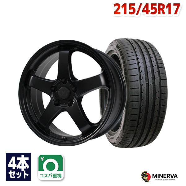 MINERVA（ミネルバ） 215/45R17 サマータイヤ ホイールセット