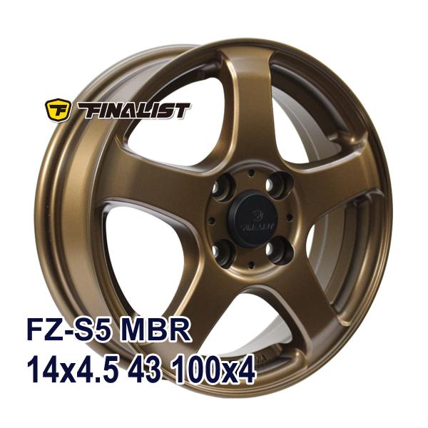 【4枚セット】 FINALIST FZ-S5 14x4.5 +43 100x4 MBR