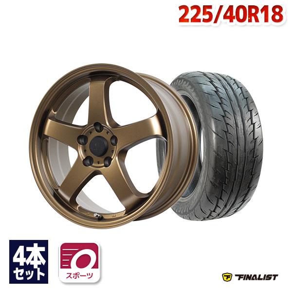 225/40R18 サマータイヤ ホイールセット FINALIST 595 EVO 送料無料 4 