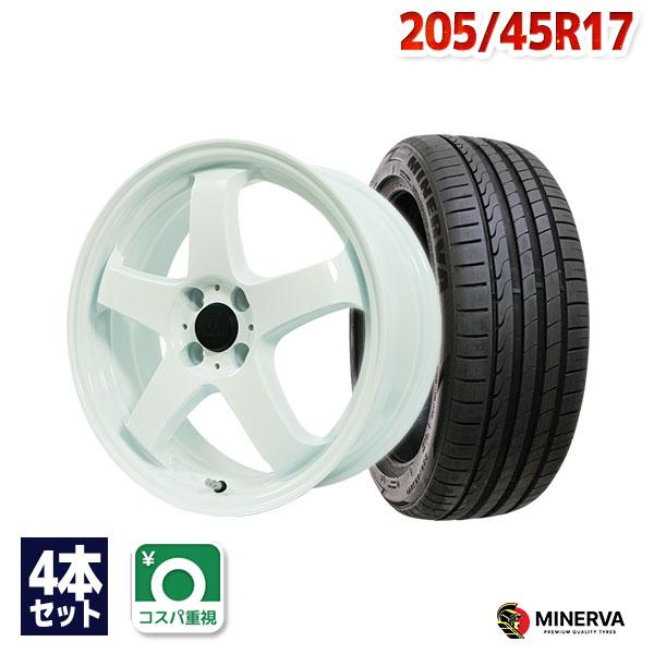 MINERVA（ミネルバ） 205/45R17 サマータイヤ ホイールセット F205 