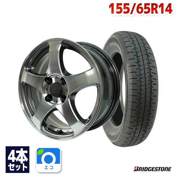 BRIDGESTONE（ブリヂストン） 155/65R14 サマータイヤ ホイールセット 