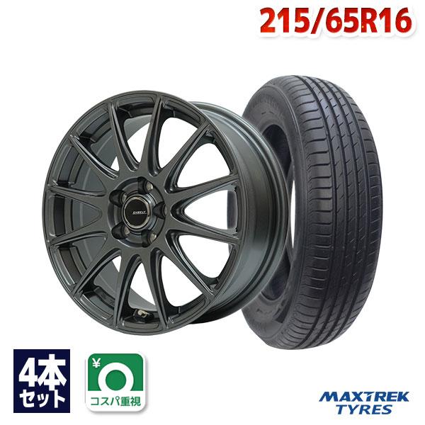 215/65R16 サマータイヤ ホイールセット MAXTREK マックストレック 
