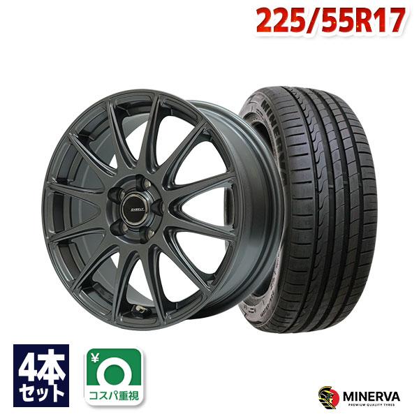 MINERVA（ミネルバ） 225/55R17 サマータイヤ ホイールセット F205 
