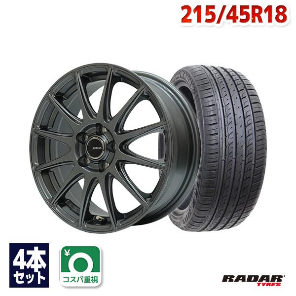 RADAR（レーダー） 215/45R18 サマータイヤ ホイールセット Dimax R8+