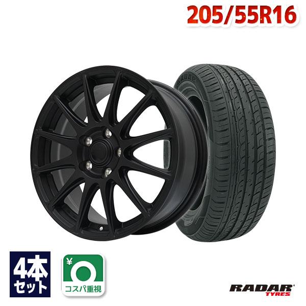 RADAR（レーダー） 205/55R16 サマータイヤ ホイールセット DIMAX 