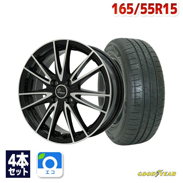 グッドイヤー（GOODYEAR） 165/55R15 サマータイヤ ホイールセット