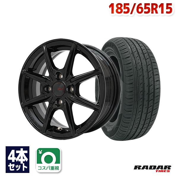 185/65R15 サマータイヤ ホイールセット Radar レーダー DIMAX TOURING 送料無料 4本セット