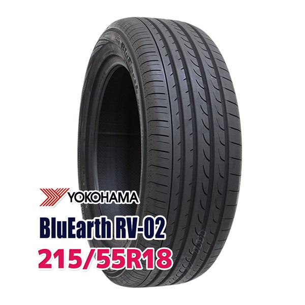 215/55R18 YOKOHAMA ヨコハマ BluEarth RV-02 タイヤ サマータイヤ 