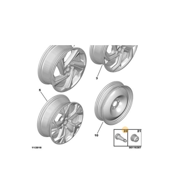 PEUGEOT（プジョー） シトロエン DS 純正 エアバルブ 540401