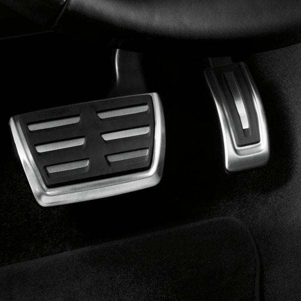 アウディ 純正 Audi ステンレスペダルカバー ラバー付き A3 GY Q2 GA アクセサリー アクセル ブレーキ 滑り止め 8V2064205