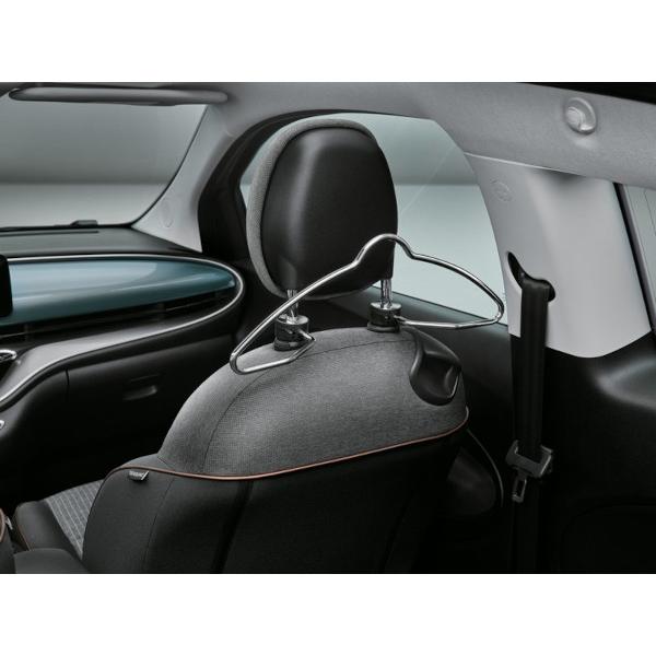 フィアット 純正 ヘッドレストコートハンガー FIAT 500e チンクエチェントイー 1個  アクセサリ 50290284