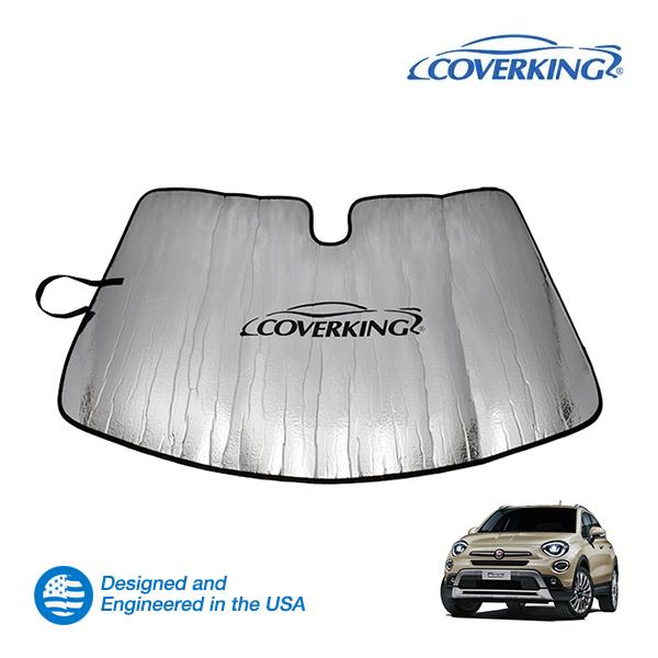 Coverking サンシェード フィアット 500X FIAT フロントガラス ウィンドウ サンシェイド 専用設計　