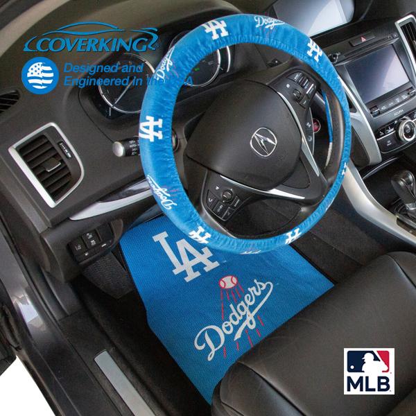 激レア　現地購入　Dodgers ステアリングカバー COVERKING ロサンゼルス ドジャース LA Dodgers 正規品 オフィシャル