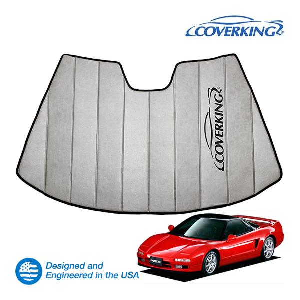 CoverKing 正規品 専用設計 サンシェード 吸盤不要 折りたたみ式 グレー 収納袋付き ホンダ NSX NA系 カバーキング