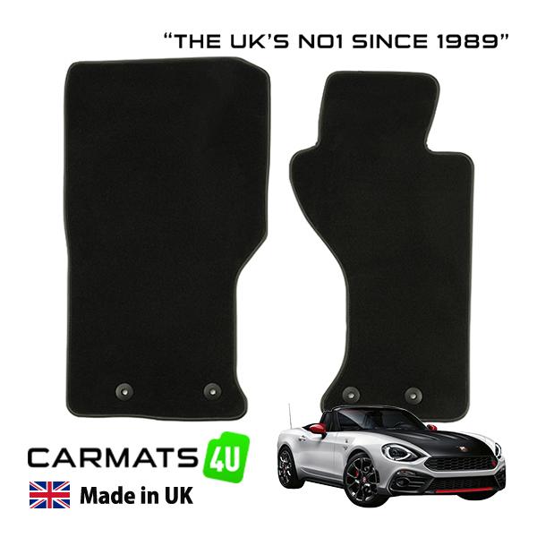 CARMATS4U 正規品 ラグジュアリー カーペットフロアマット アバルト 124スパイダー ABARTH 左右セット カーマット