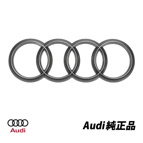 送料無料 アウディ純正 A1 A3 A4 S4 A5 S5 A6 S6 Q3 Q5 TT フォーリングス エンジン カバーエンブレム 純正品番4H0103940