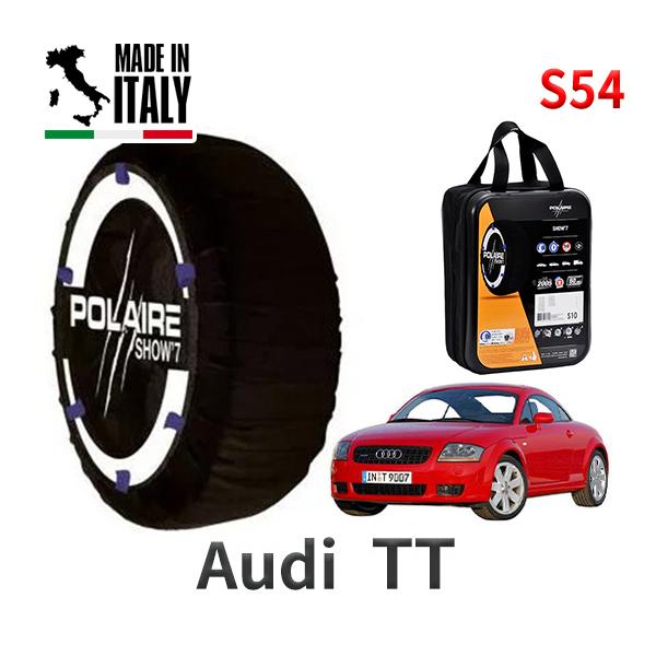 ポレール ショー7 スノーソックス S54 イタリア製 スノーチェーン アウディ TT / GH-8NBHEF タイヤサイズ： 225/40R18 18インチ用