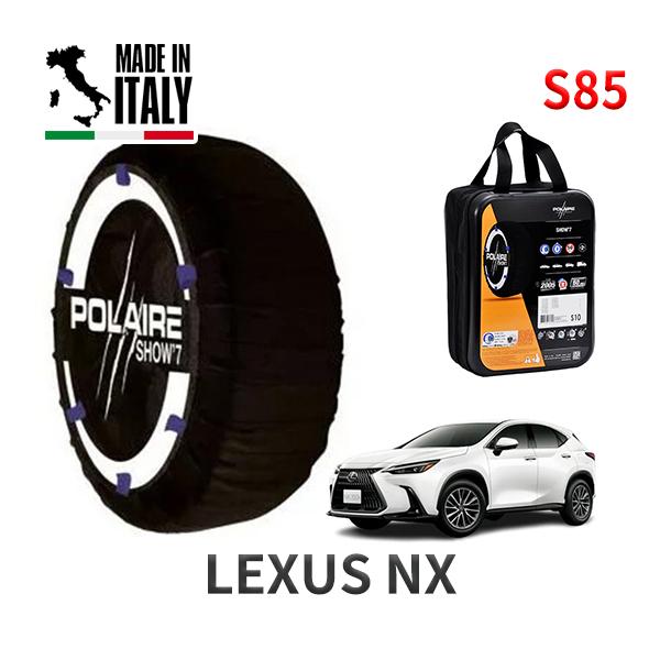 ポレア ショー7 スノーソックスS85 イタリア製 スノーチェーン レクサス NX / ZA20 タイヤサイズ:  235/50R19 19インチ用