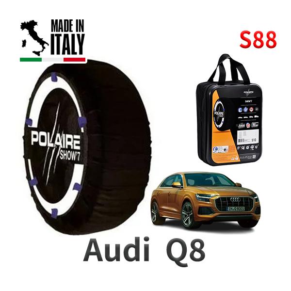 POLAIRE 正規品 スノーソックス S88 イタリア製 スノーチェーン アウディ Q8 / 3DA-F1CVMA タイヤサイズ: 275/50R20 20イ