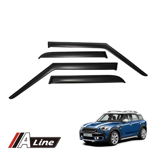 BMW MINI ミニ F60 クロスオーバー ドアバイザー スモーク サイドバイザー ドアディフレクター 4点セット　