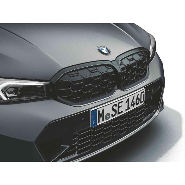 純正　G21 3シリーズ【前期】　ハイグロスブラック キドニーグリル（メッシュタイプ） BMW G20 G21 3シリーズ 前期用 新型 ダイヤモンドデザイン 艶有