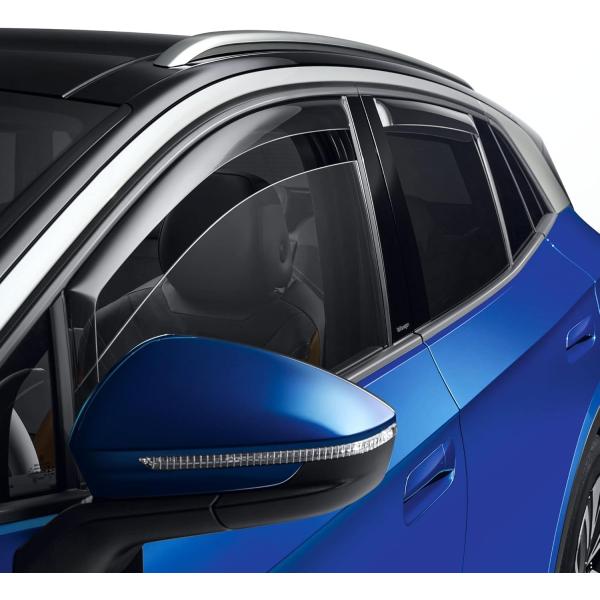 フォルクスワーゲン 純正 VW ID.4 E21型 ライト プロ フロントドアバイザーウィンドウバイザー フロント左右セット 11A072193