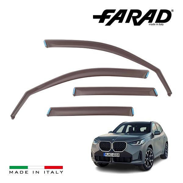 FARAD 正規品 BMW X3 G45型 20 xDrive 20d xDrive ドアバイザー サイドバイザー ウインドウバイザー スモーク 前後左右 4点セット