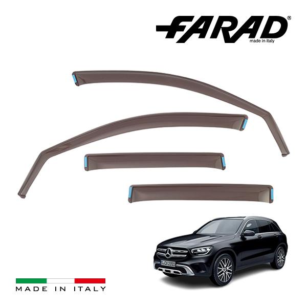 FARAD 正規品 メルセデス ベンツ GLC X253 ドアバイザー サイドバイザー ウインドウバイザー フロント リア 左右 4点セット