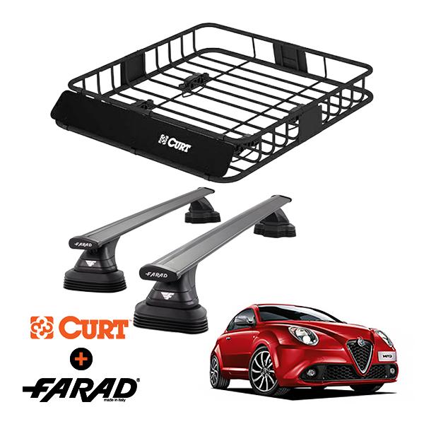 CURT製 ルーフラック ＋ ファラド FARAD ルーフバーセット