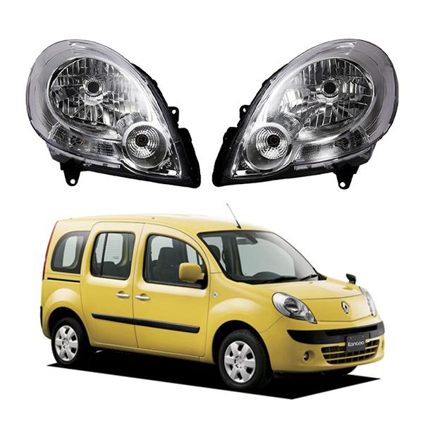 シ*ン様 ルノー カングー初代 ヘッドライト 左右 新品 未使用 KCK4M K ルノー（RENAULT） DEPO 正規品 カングー KWK4M 前期 純正タイプ