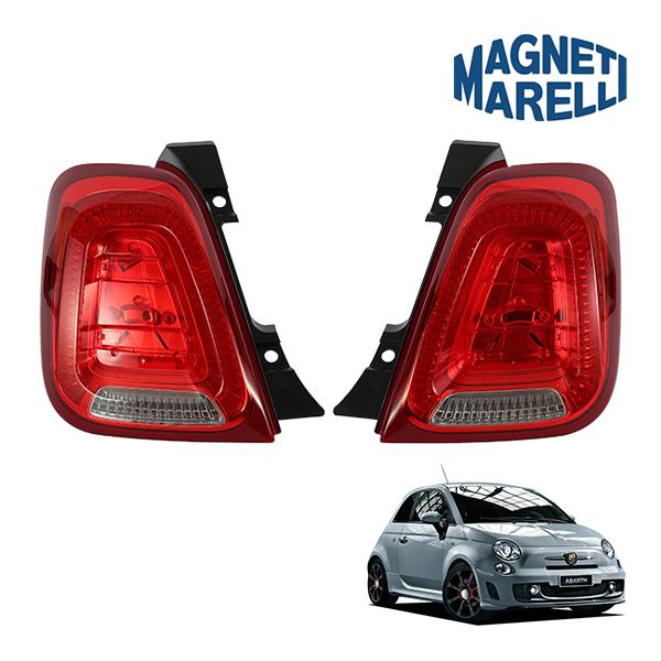 フィアット500 FIAT純正 後期 左テールランプ　センターパネル付き（赤） フィアット500 FIAT純正 後期 左テールランプセンターパネル付き（赤）