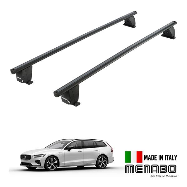 MENABO 正規品 ボルボ V60 ZB ベースキャリアセット ルーフオン フット