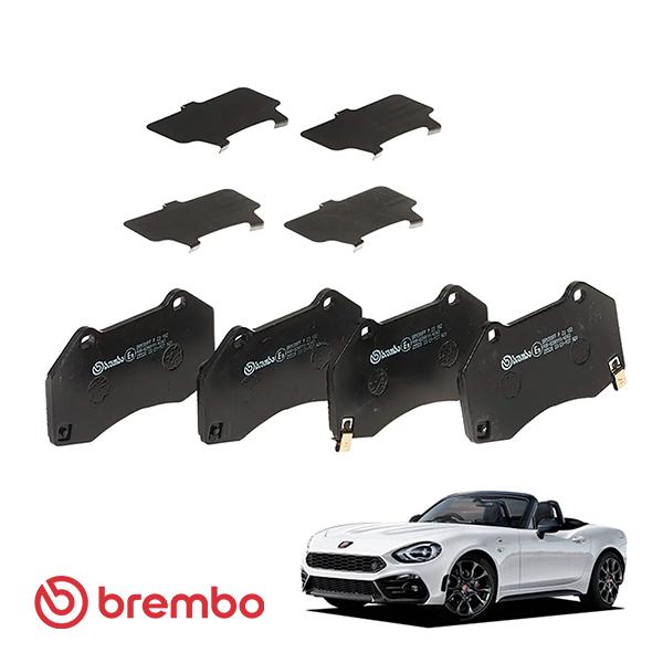 専用新品プロジェクトμ アバルト124スパイダー ブレーキパッド前後セット BREMBO 正規品 アバルト 124 スパイダー NF ABARTH SPIDER フロント