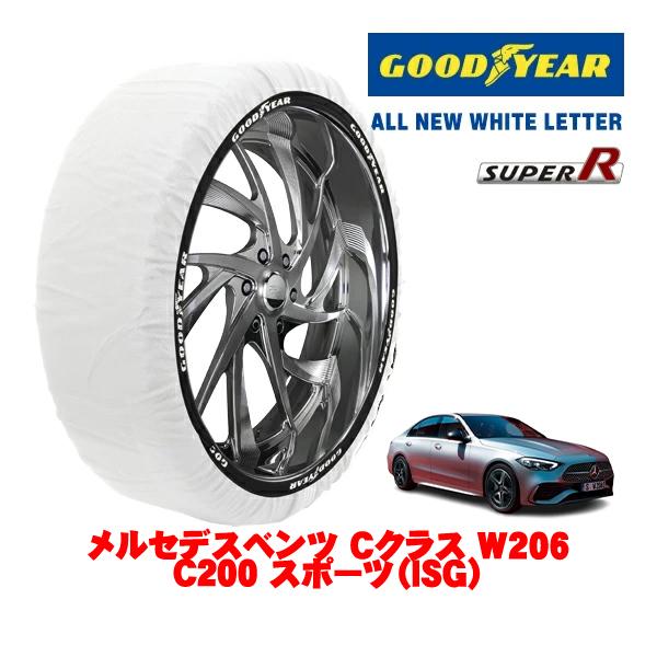 GOODYEAR 正規品 スノーソックス 布製 タイヤチェーン SUPER R / Lサイズ 245/40R18 メルセデスベンツ Cクラス W206 C200