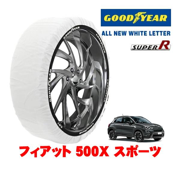 GOODYEAR 正規品 スノーソックス 布製 タイヤチェーン SUPER R / Lサイズ 225/40R19 フィアット 500X チンクエチェントエックス