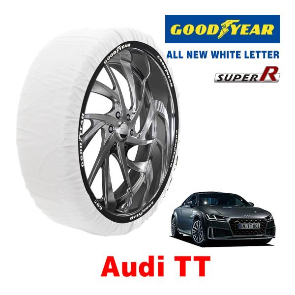 GOODYEAR 正規品 スノーソックス 布製 タイヤチェーン SUPER R / Lサイズ アウディ TT / 3BA-FVDKTF 245/40R18 18