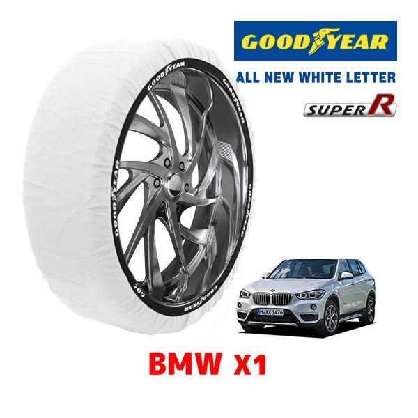 GOODYEAR 正規品 スノーソックス 布製 タイヤチェーン SUPER R / Lサイズ BMW X1 / 3BA-AA15 タイヤサイズ： 225/55R