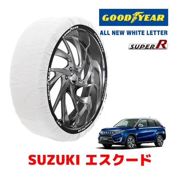 GOODYEAR 正規品 スノーソックス 布製 タイヤチェーン SUPER R / Lサイズ スズキ エスクード / YEH1S 215/55R17 17インチ