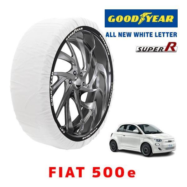 GOODYEAR 正規品 スノーソックス タイヤチェーン 布製 SUPER R / Mサイズ フィアット 500e/ポップ / ZAA-FA1 チンクエチェント