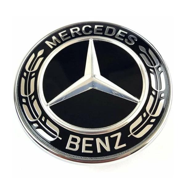 送料無料 メルセデスベンツ 純正品 ブラック ローレルリース ボンネットバッチ エンブレム W2 W221 W212 W211 W3 W5 S5 W8 Amg Mb986 Autowear 通販 Yahoo ショッピング